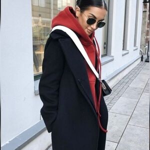 Nike Red Hoodie M Layer Coat